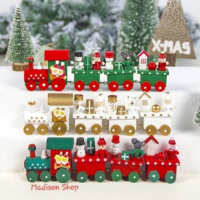 

Kereta Santa Snowman Kado Natal Lucu Dekorasi Christmas Murah