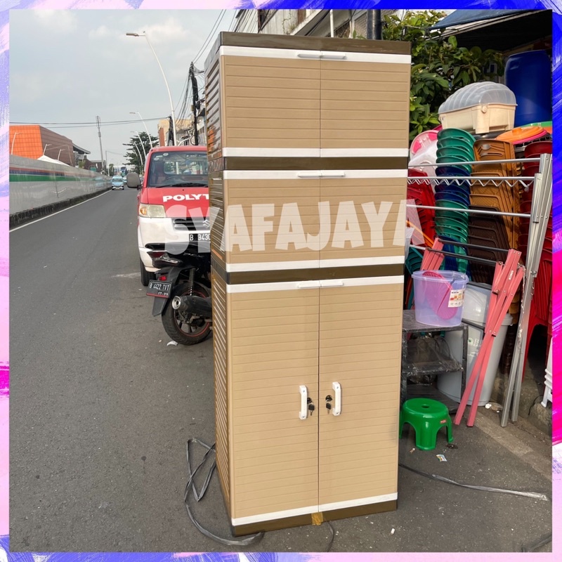 CLUB - Lemari Pakaian Plastik Gantungan Jumbo /  LC CLUB Gantung