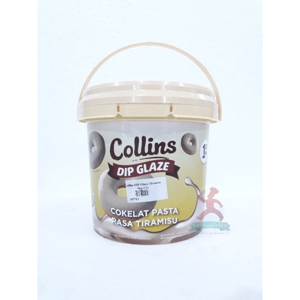 

Collins Dip Glaze/ Topping Donat Tiramisu 1kg