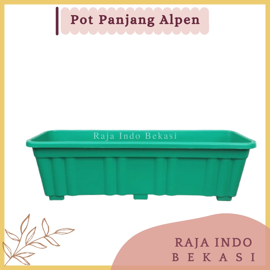 Pot Panjang Alpen 50 Putih Hitam Hijau Coklat Merah Bata Pot Bunga Segi Panjang 50cm 70cm Pot Panjang Hw Highway High Way 55 Pot Panjang Plastik Putih Murah Gantung - Pot Panjang 50