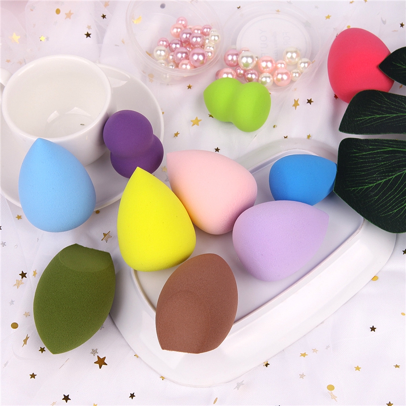 1Pc Spons Beauty Blender Bentuk Tetesan Air