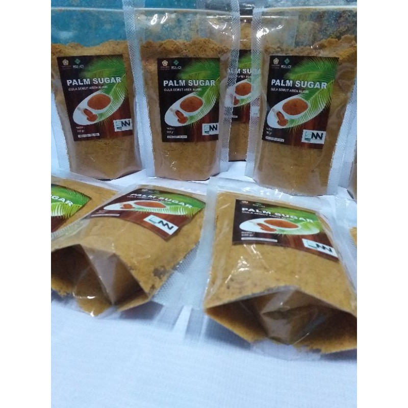 

Gula Aren Semut Alami, Gula Semut Aren Asli, Palm Sugar kemasan 100gr