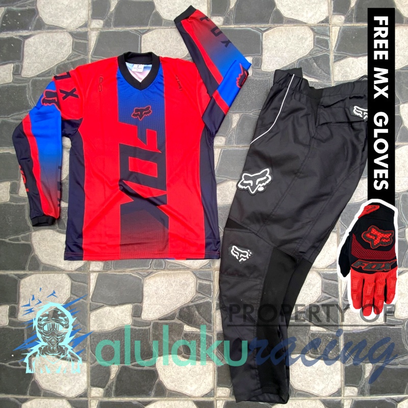 Jersey &amp; Celana MX Trail Motocross - Paket Bundling FOCT0501-F43