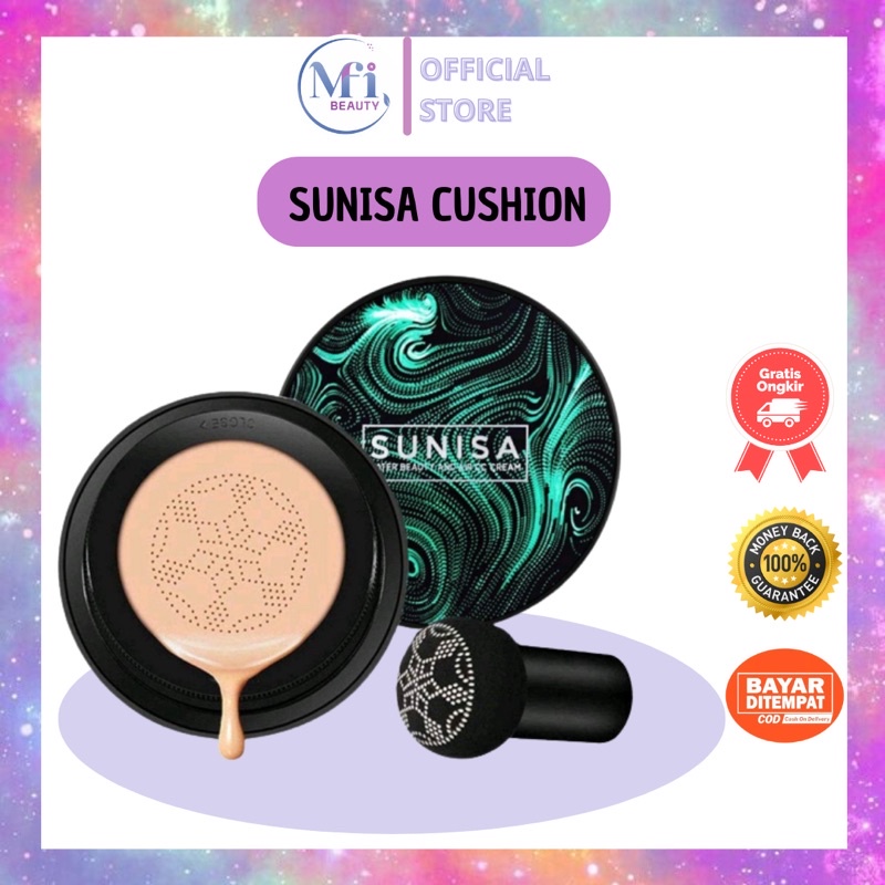 SUNISA MUSHROOM HEAD AIR CUSHION CC CREAM 100% ORIGINAL