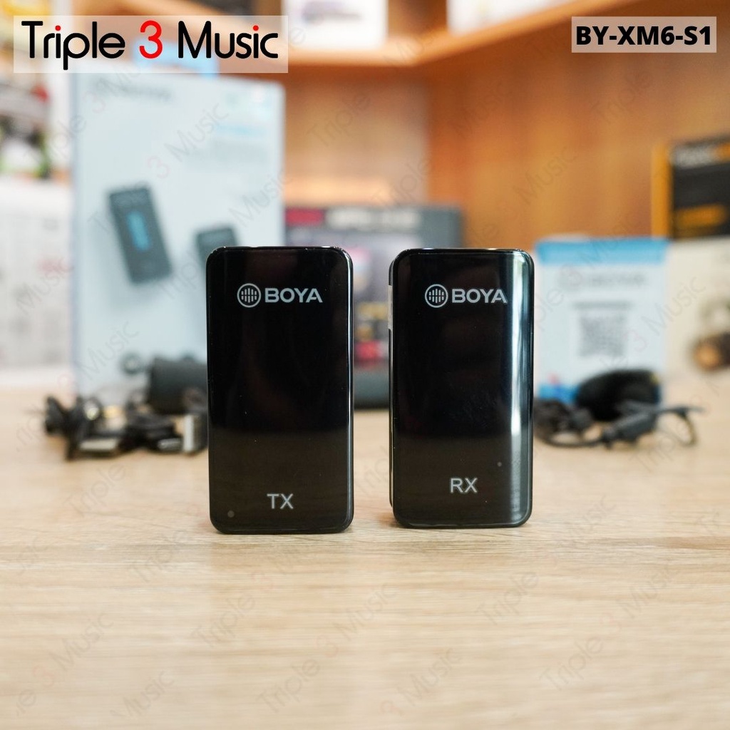 Boya BY XM6 S1 MIC Wireless CLIP ON MIC ORIGINAL