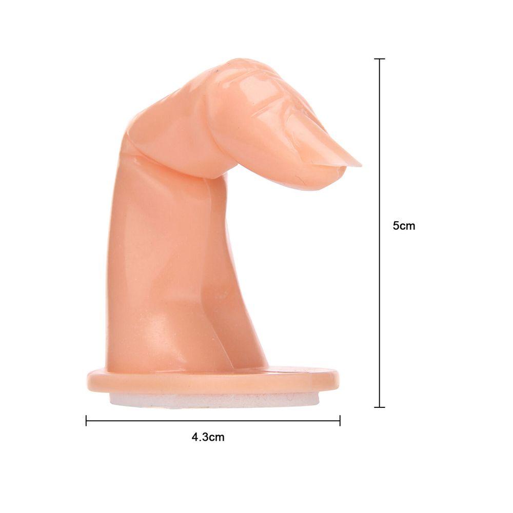 Praktek Jari Palsu Bahan Plastik Flexible Untuk Display Makeup Nail Art