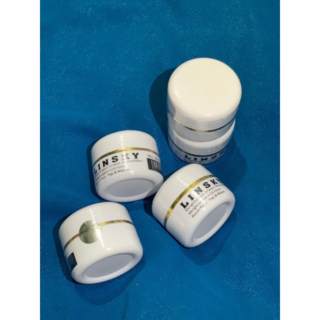 cream linsky 100% original tutup putih