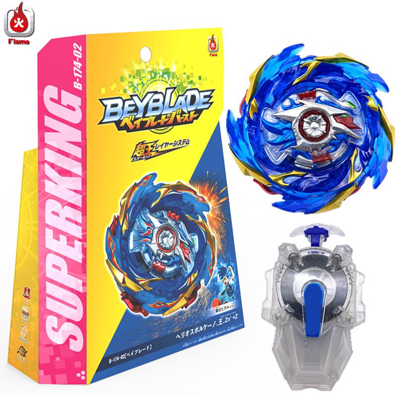 BEYBLADE BURST Superking B-174 LIMIT BREAK DX w/ Long String Sparking Launcher