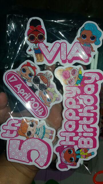 Cake Topper Lol Doll Surprise