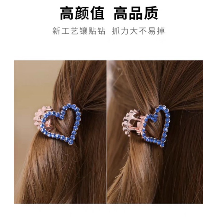 Jedai Mini Korea Logam 3cm / Jepit Poni Diamond Elegan