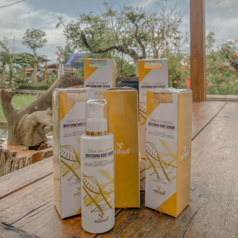 (BAYAR DITEMPAT) NABADI BODY SERUM NABADI DNA SALMON WHITENING BODY SERUM NABADI SOAP SABUN NABADI U