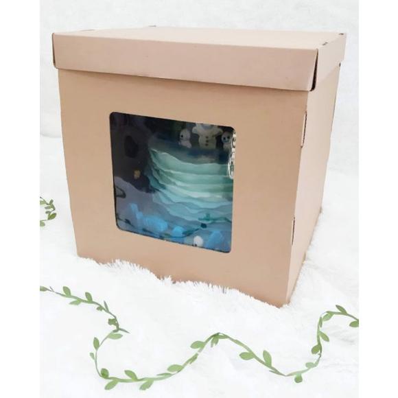 

(No Min Order) Dus Kue Tinggi 30X30X30 Cake Tall Box Packaging Elegan Birthday Hampers Ultah