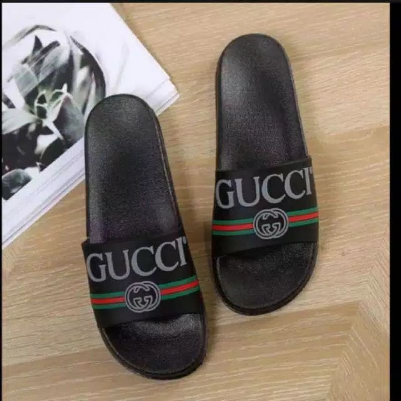 sandal slop Gucci wanita