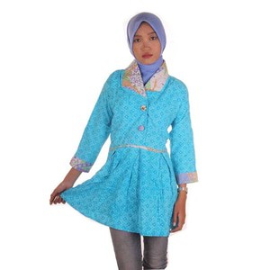 Blus Batik Embos I Tunik Blus Tunik I Blouse Tunik Embos Yana