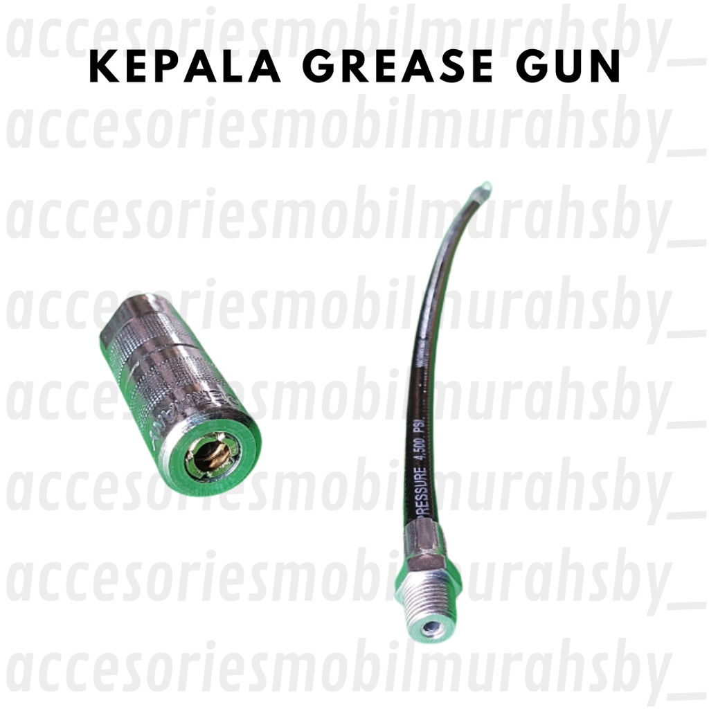 Selang Pompa Gemuk - Selang Gemuk - Selang Grease Gun - Pressol Silver dan Hitam