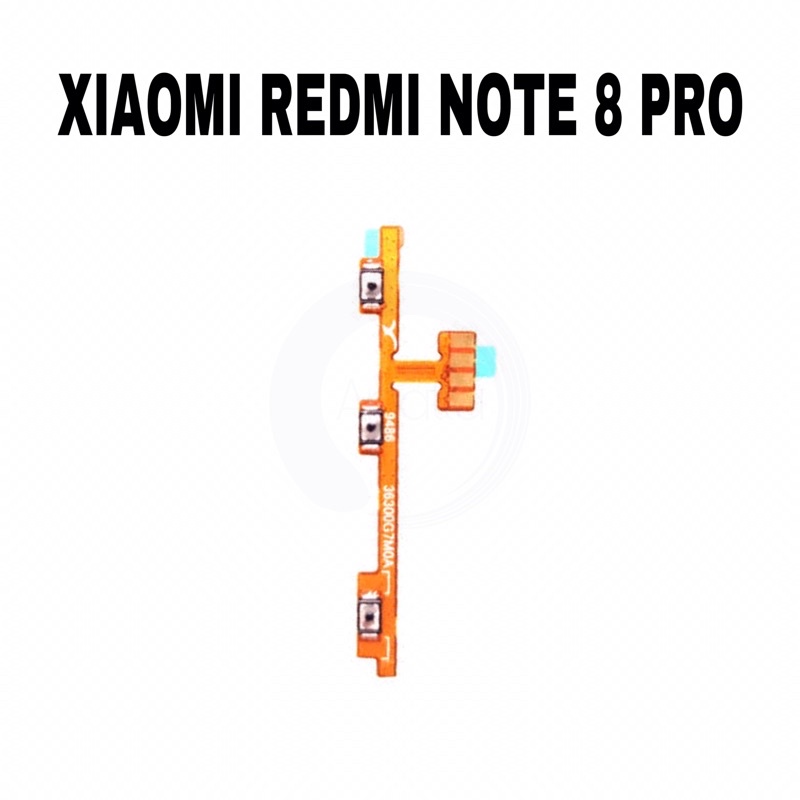 Flexible On Off Volume Xiaomi Redmi Note 8 Pro - Flex Fleksibel Tombol