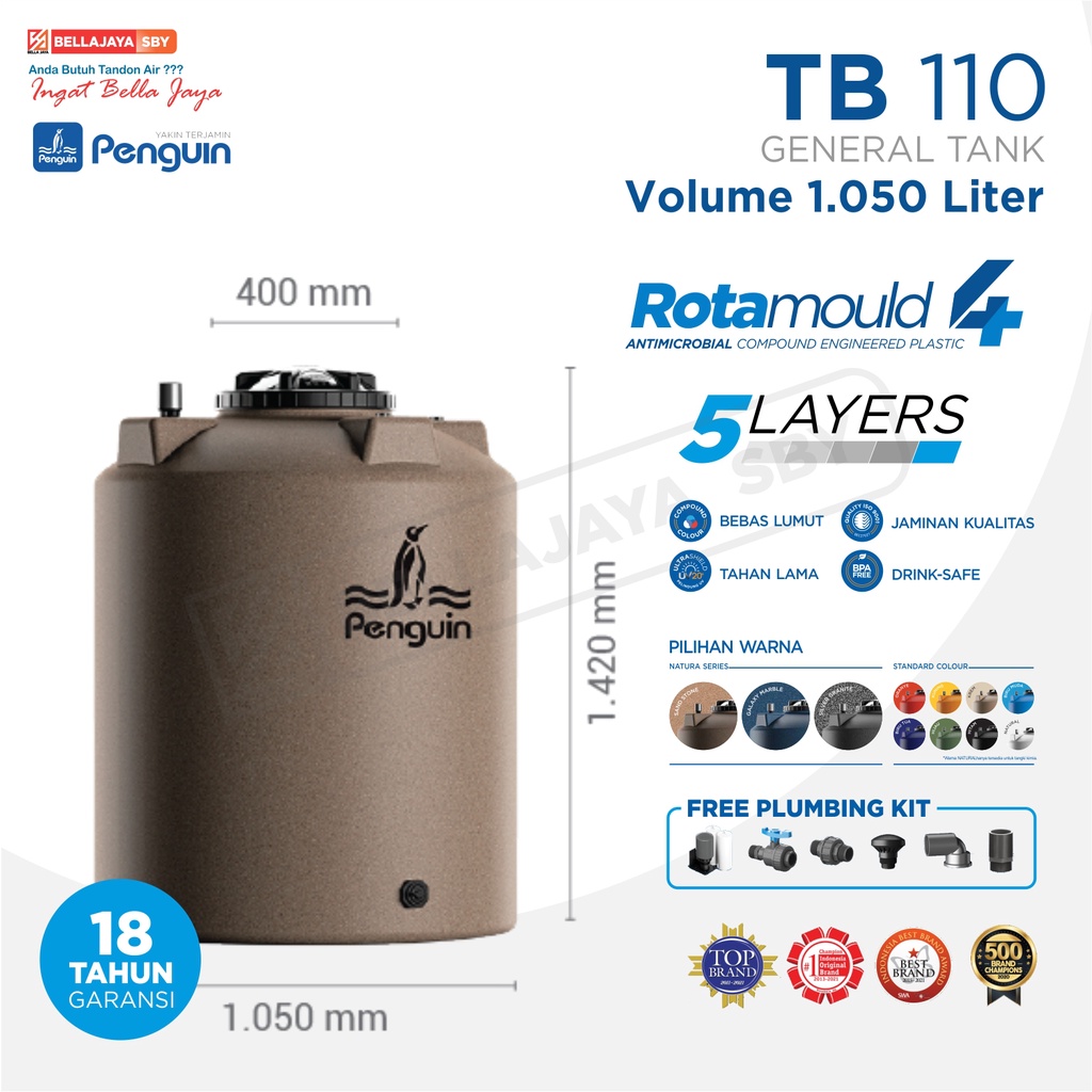 Tandon Air Penguin TB110 1050 Liter NOTA