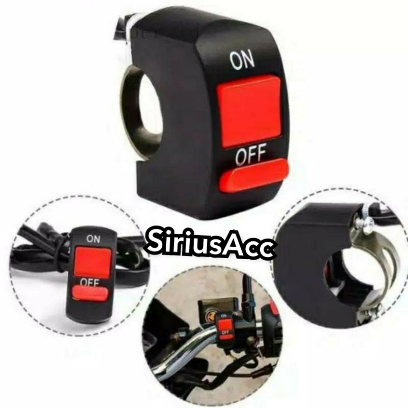 Saklar On Off Lampu Saklar On Off Engine Saklar On Off Stang Universal