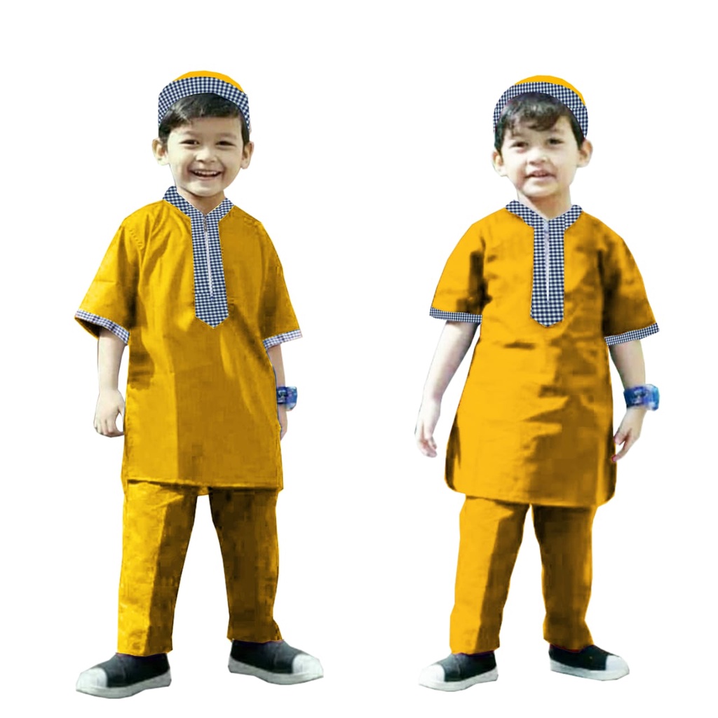 BAJU MUSLIM ANAK LAKI-LAKI USIA 1-10 THN