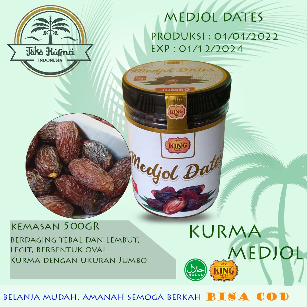 

Kurma Medjol 500 gram Kurma Medjol king 500gr