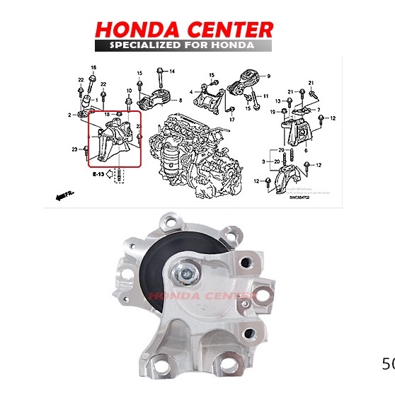 engine mounting gantungan mesin kanan bawah honda crv 2007 2008 2009 2010 2011 2.000cc