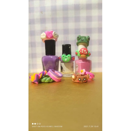 clay rings ( motif/gambar custom)clay ring lucu / indie kid soft clay