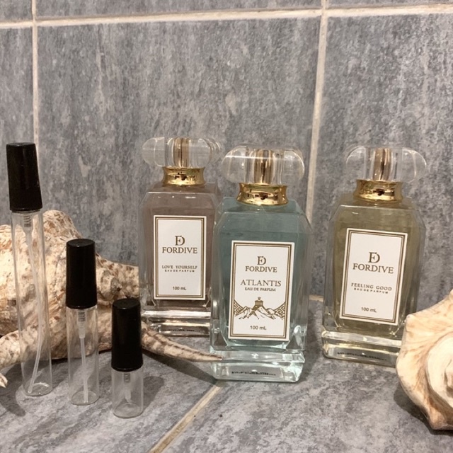 Fordive Majestic / Feeling Good / Love Yourself / Atlantis / 1970 EDP Decant Parfum botol kaca