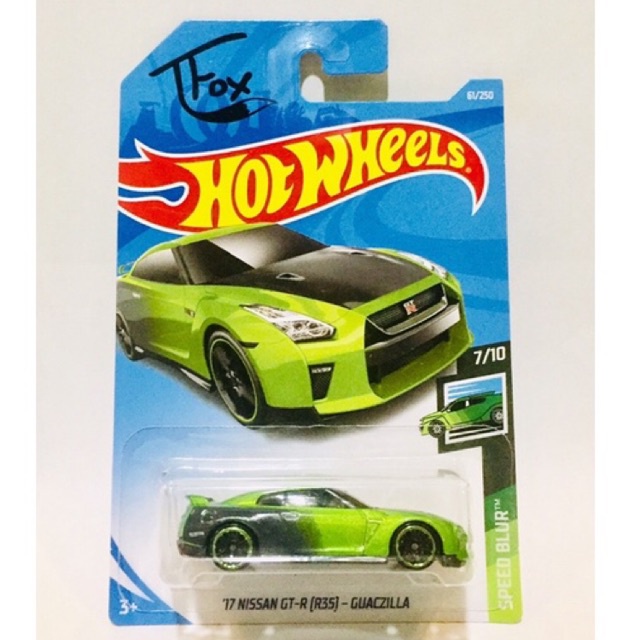 HOT WHEELS - 17 NISSAN GT-R  R35  TFOX