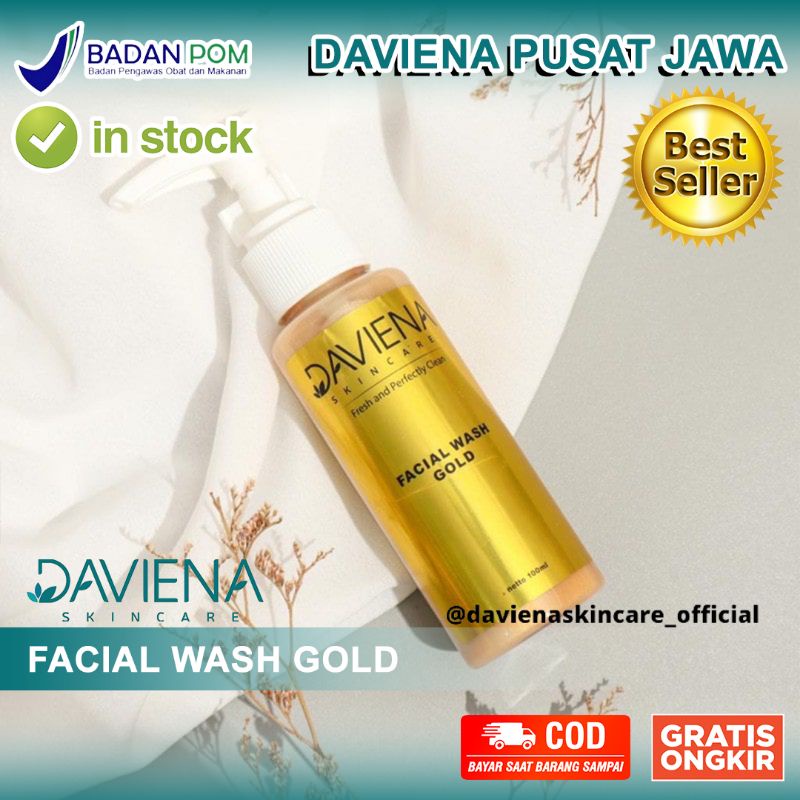 FACIAL WASH GOLD SERIES | DAVIENA SKINCARE