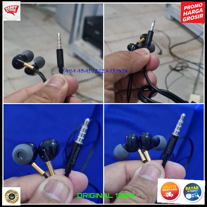 J377 PHILIPS HEADSET IN EAR 3.5 MM DOBEL BASS HANDSFREE DOUBLE BAS EARPOD SUPER HF EARPHONE SUPER PREMIUM MIC KABEL MUSIK CALL NELPON HP AUDIO SOUND SUARA VOKAL KARAOKE ORIGINAL STEREO WIRED BASS+ HEADPHONES HIFI EARPHOD HF HEADSET MIC CABLE EARPHON MUSIK