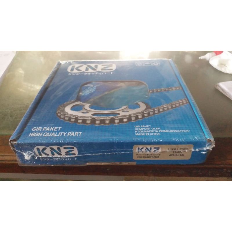 Rantai Kit Gear Set KNZ Honda Supra Fit New Revo lama Gir Set Gigi Roda Paket