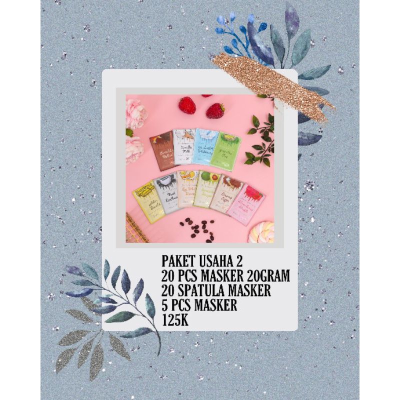 PAKET USAHA MASKER BY LEA GLORIA BPOM