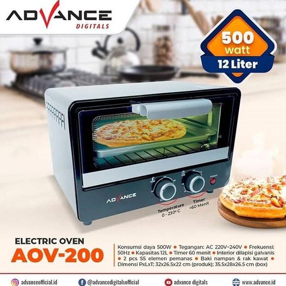 Oven Listrik Advance 12 Liter Aov 200 Wilonastore1452