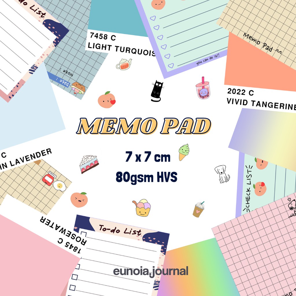 

MEMO PAD PANTONE | NOTE PANTONE