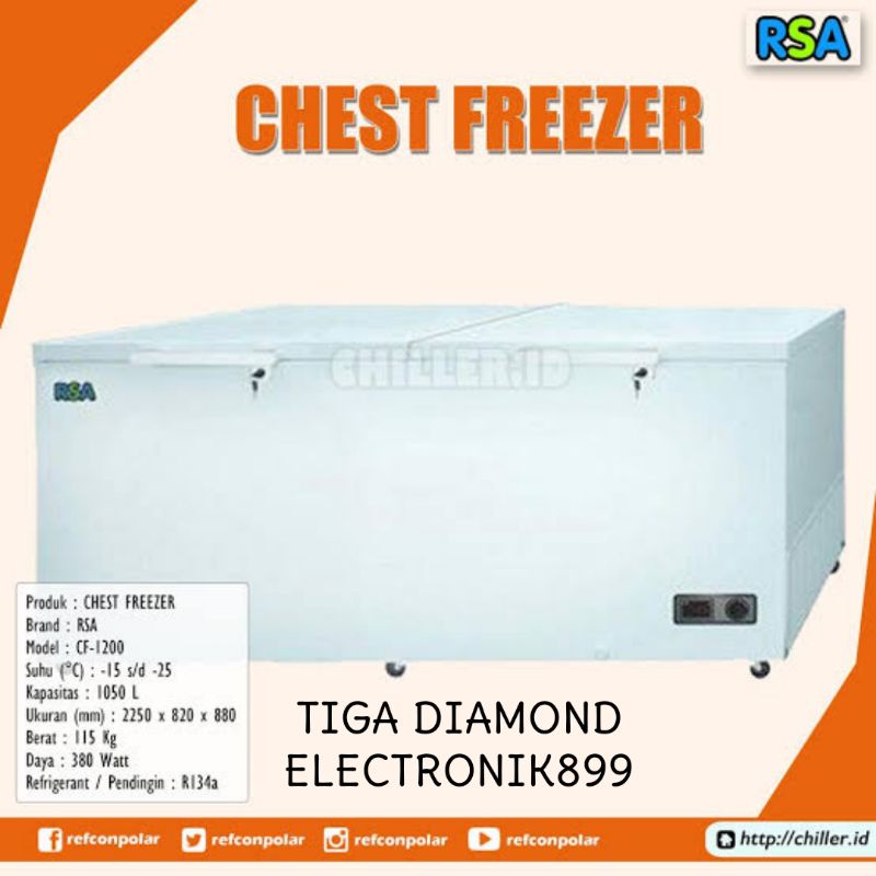 FREEZER RSA CF-1200 FREEZER BOX 1200 LITER