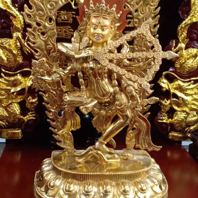 Patung logam kuningan Kurukule Bhagavati tibetan