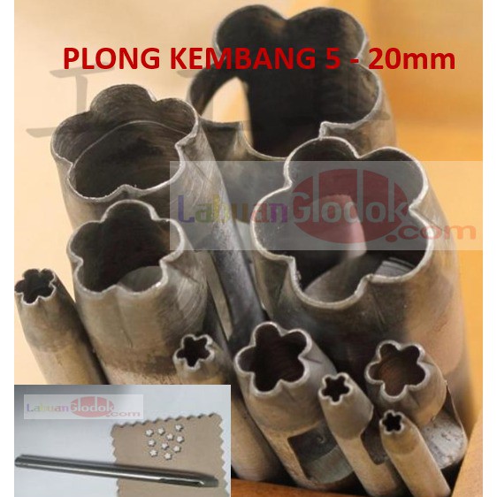 

Plong Kulit Bentuk Bunga 20mm - Flower Shape Punch Leather(kembang 5)/Pembolong Bunga 20mm