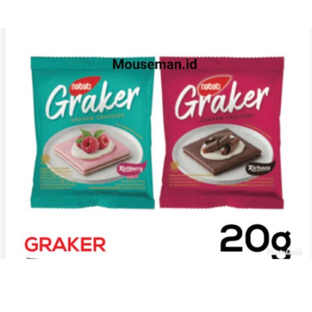 Nabati Graker Graham Crackers - Netto 20gr