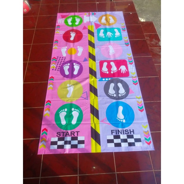 Mainan Edukasi Jejak Kaki dan Tangan 2 x 1 M