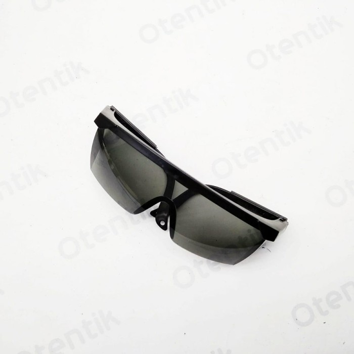 KACAMATA SAFETY SMOKE - SAFETY GLASSES - KACAMATA LAS HITAM - UV BLACK