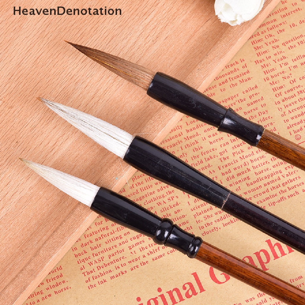 [HeavenDenotation] Wolf Hair Calligraphy Brush Chinese Writing Brush Artist Drawing Painting Brush