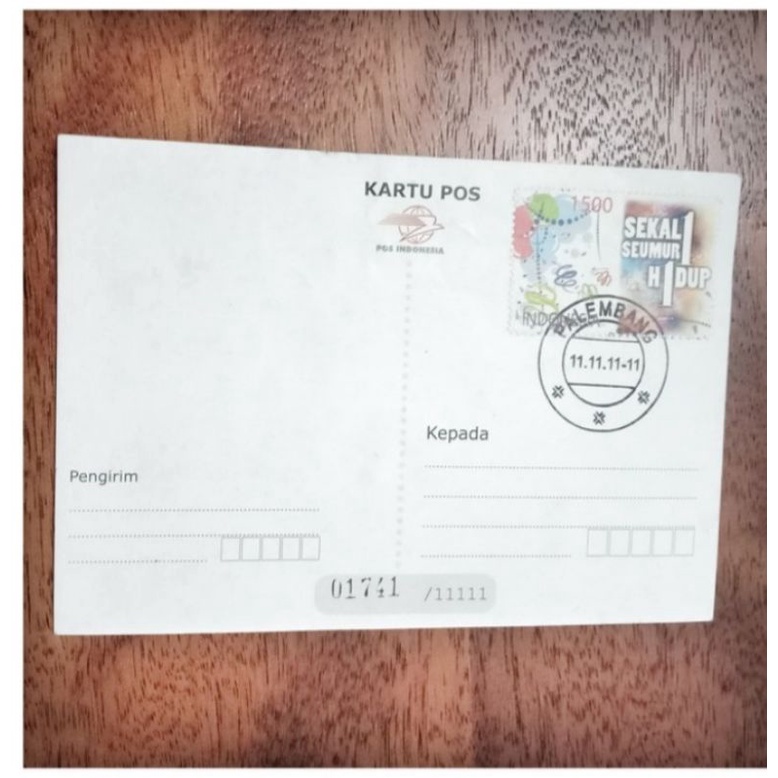 

Kartu Pos sekali seumur hidup limited edition