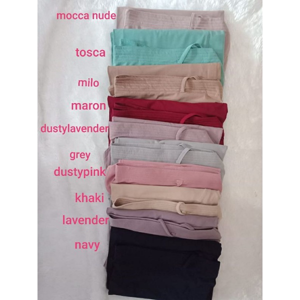 Khimar Jersey Bergo Jumbo Tali Soft Antem Jilbab Model baru