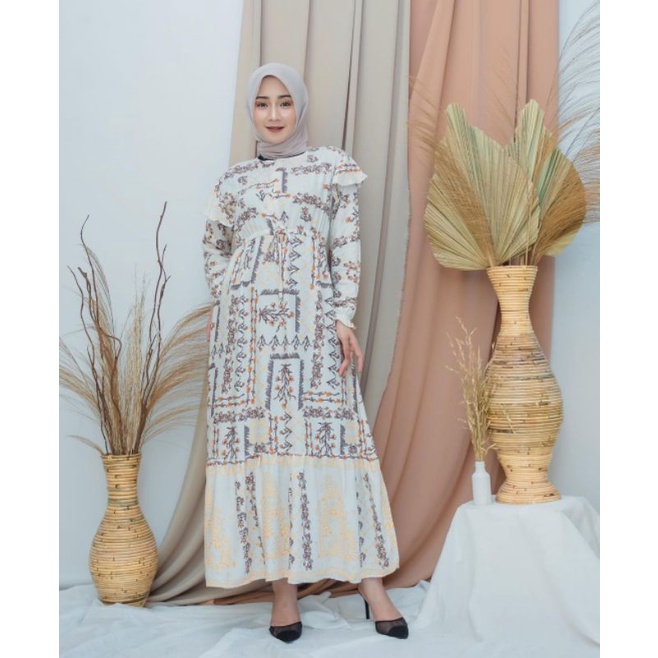 Homey Long Dress/Long Dress/Dress/Gamis