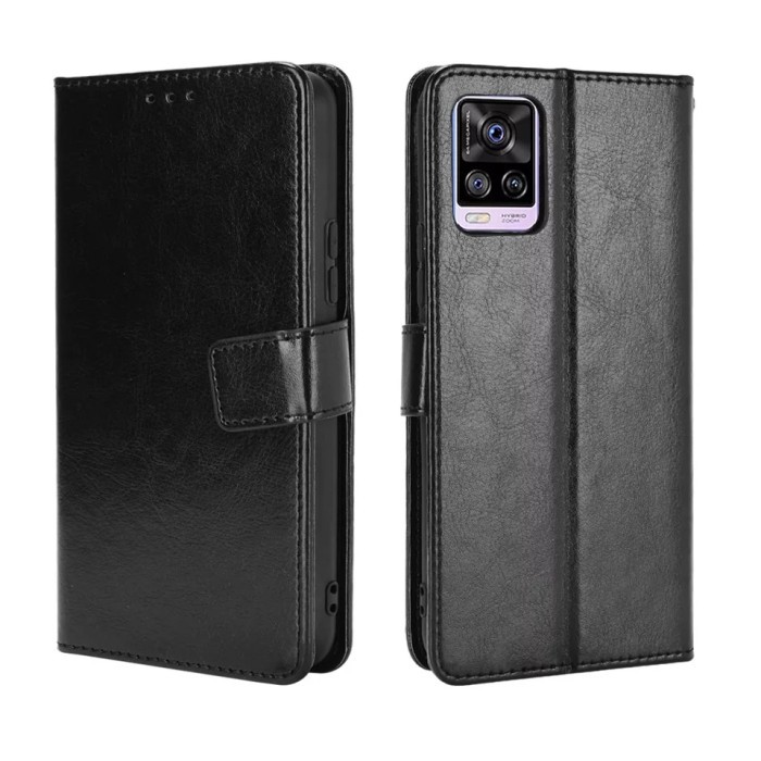 Case Vivo V20 V 20 FlipCase Dompet kulit Premium Wallet