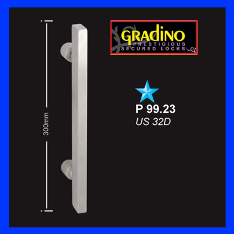 GRADINO - HANDLE PINTU/PULL HANDLE GRADINO P 99.23/HANDLE 30 CM STAINLESS