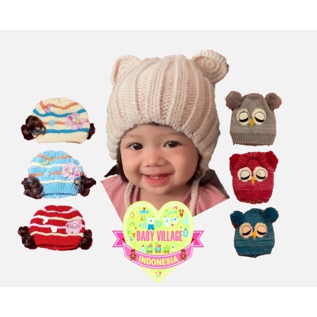 Kupluk Rajut bayi Balita laki-laki/Perempuan Import