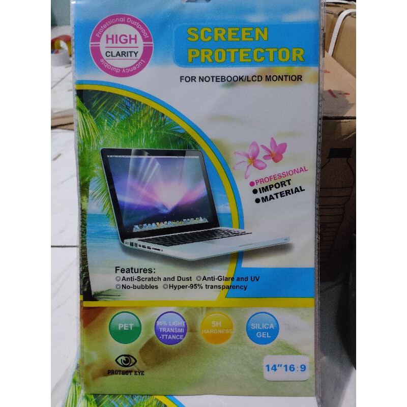 SCREEN PROTECTOR LAPTOP 14&quot; / ANTI GORES NOTEBOOK 14 INCH