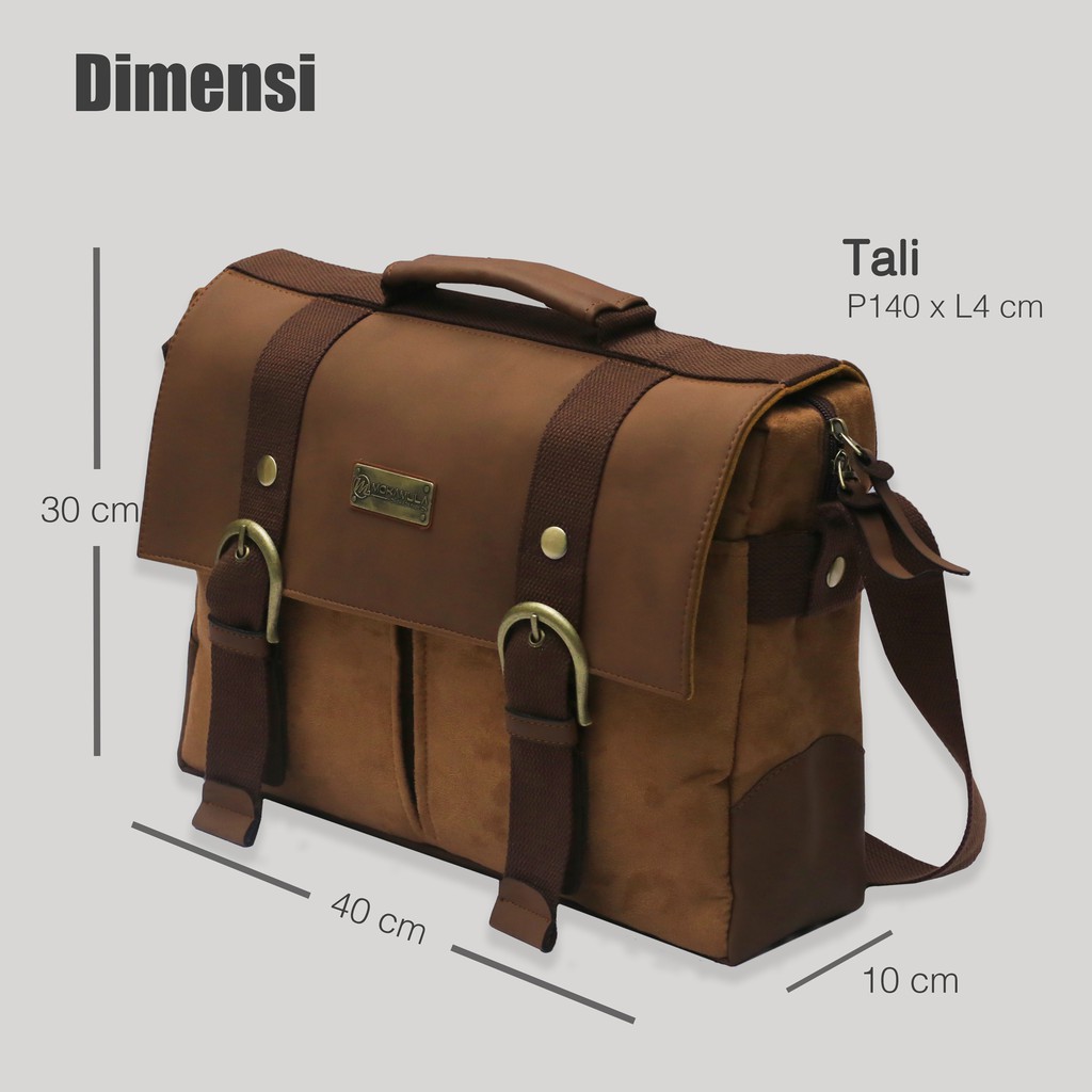 Tas Selempang Pria Messenger Bag Premium - Postbag Mokamula