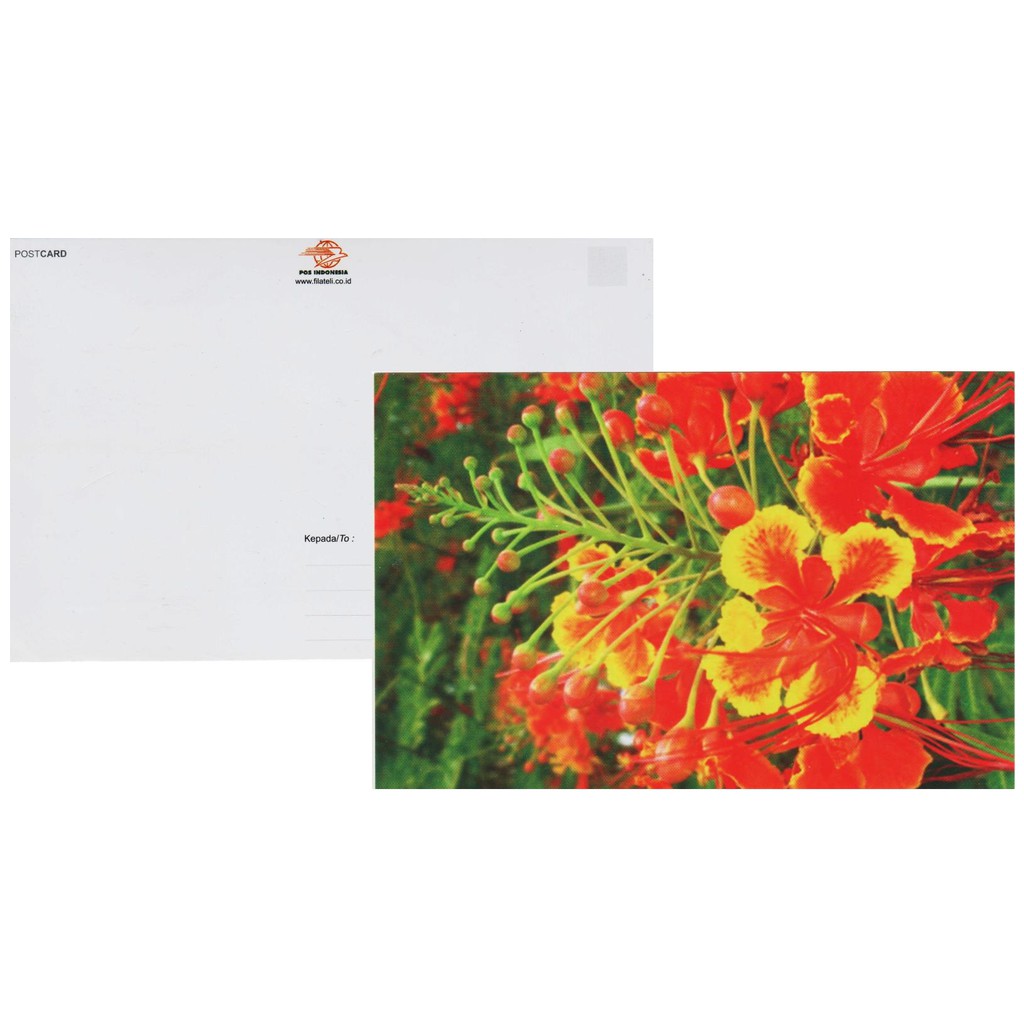 

Perangko Filateli A8 - Indonesia Post Card Flowers